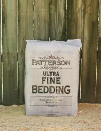 Patterson Ultra Fine Bedding — kiln dried, easy clean, easy sift